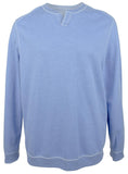 Tommy Bahama Men's Big & Tall Flipfield Abaco Reversible Sweatshirt 4XB Sky Blue Heather