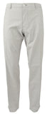 Hugo Boss Men's Kaito Slim Fit Stretch Flat Front Chino Pants 38 R Open Gray
