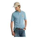 POLO RALPH LAUREN Mens Classic Fit Mesh Polo Shirt (Blue 003 XX-Large)