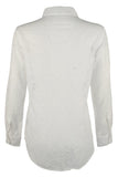 Lauren Ralph Lauren Women's Petite Eyelet Button Down Crisp Cotton Shirt
