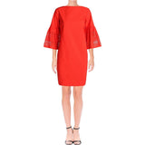 Lauren Ralph Lauren Women's Lacer Cut Bell Sleeve Dress