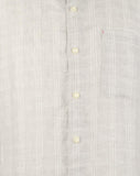 Men's Ventana Plaid Linen Long Sleeve Shirt Rash Medium