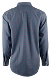 Men's Classic Fit Checkered Work Long Sleeve Shirt XL
