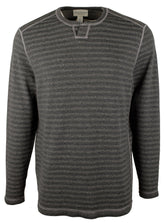 Camisa reversible de manga larga Tommy Bahama San Salvator para hombre, color carbón, talla mediana