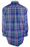 POLO RALPH LAUREN Men's Big & Tall Long Sleeve Plaid Performance Shirt BMlt 2XB Multi