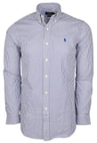 Polo Ralph Lauren Men's Striped Stretch Poplin Long Sleeve Shirt Small