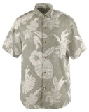 Men's Geo Leaf Camp Shirt-TL-L