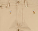 Men's Stretch Slim Allover Polo Pony Embroidered Chino Pants 30Wx30L