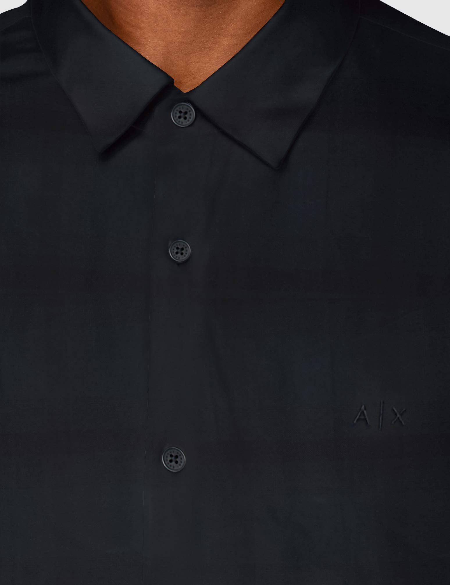 A|X ARMANI EXCHANGE mens Long Sleeve Buffalo Check Button Down A|X ARMANI EXCHANGE mens Long Sleeve Buffalo Check Button Down