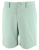 Pantalones cortos de seersucker Skipjack de Southern Tide para hombre, parte delantera plana, talla 30, color aguamarina