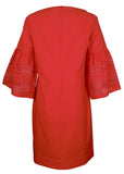 Lauren Ralph Lauren Women's Lacer Cut Bell Sleeve Dress