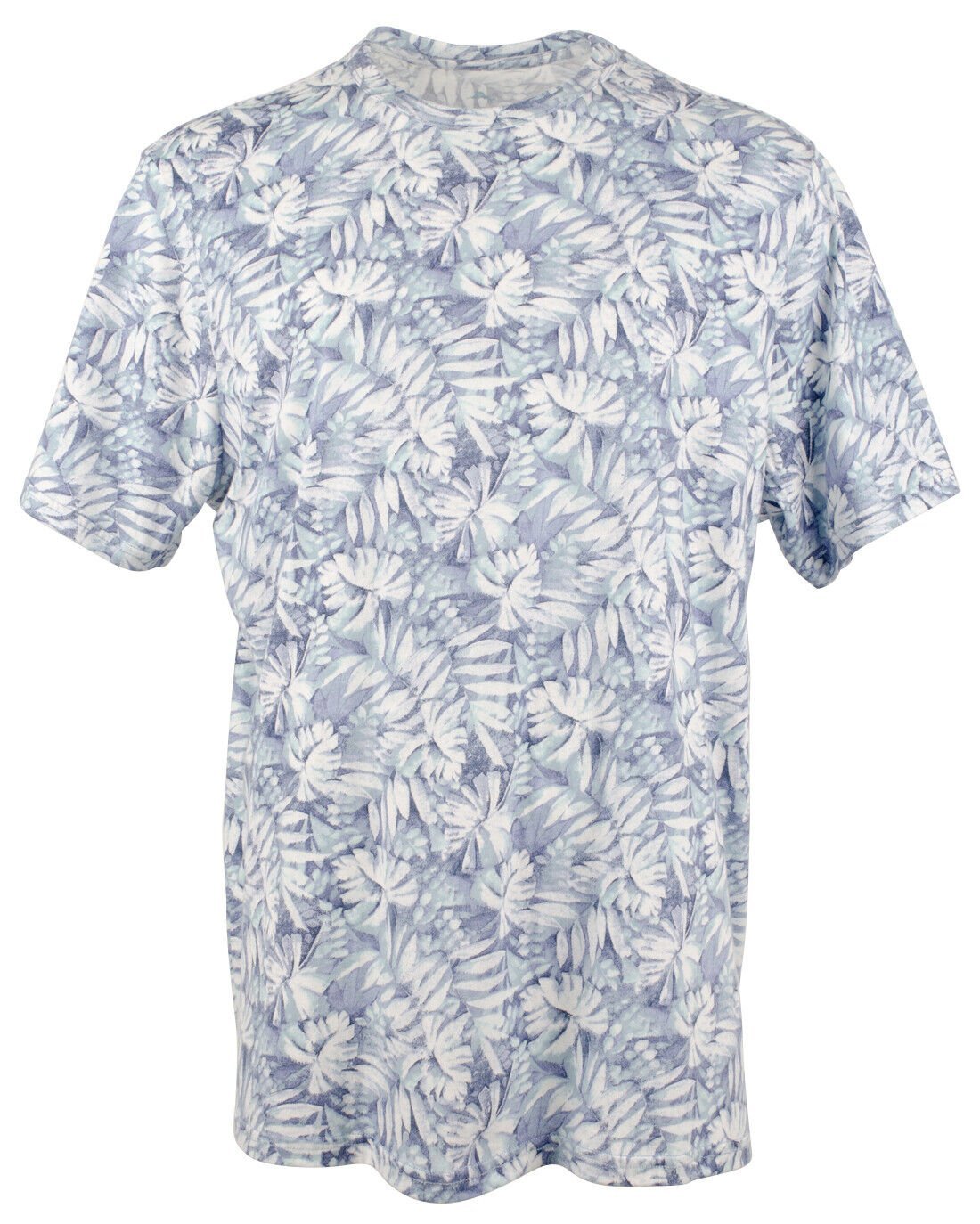 Tommy Bahama Men's Frond Impression Short Sleeve T-Shirt Blue 2XL