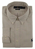 Ralph Lauren Men's Twill Tattersal Dress Shirt Lvndr 15.5 (32 33)