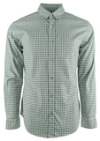 Hugo Boss Men's Rod Plaid Slim Fit Long Sleeve Button Down Shirt Open Grey