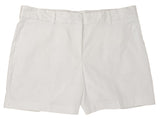 Michael Kors Women's Plus Size Stretch Chino Shorts White 16W