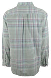 Men's Big Tall Coastline Corduroy Verde Plaid Shirt 2XLT
