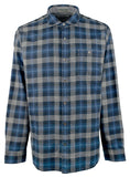 Tommy Bahama Men's Big & Tall Canyon Beach Cozy Check Long Sleeve Shirt XLT
