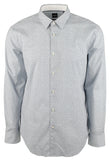 Hugo Boss Men's Ronni Slim Fit Stretch Long Sleeve Shirt 2XL Blue
