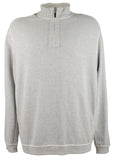 Tommy Bahama Men's Big & Tall Flipshore Half-Zip Reversible Sweatshirt 2XLT Lychee Heather