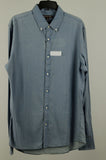 Customer Return Michael Kors Men's Slim Fit Denim Long Sleeve Shirt Large