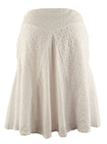 Lauren by Ralph Lauren Womens Eyelet Knee-Length Flare Skirt