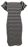 Lauren Ralph Lauren Women's Off-the-Shoulder Striped Dress