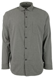 Men's Coast Sands Long Sleeve Button Down Shirt Black XXL