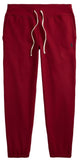 POLO RALPH LAUREN Men's Athletic Fleece Elastic Band Bottom Sweatpants (3X-Large Big, Red Wine)