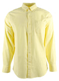 Southern Tide Men's Channel Marker Oxford Long Sleeve Shirt Sunshine Small
