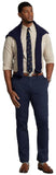 Polo Ralph Lauren Mens Big & Tall Solid Poplin Sport Shirt (3XB, CheckrdKhaki)