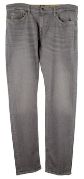 Hugo Boss Men's Delaware Slim Fit Stretch Denim Jeans Pants 36Wx32L Med Gray