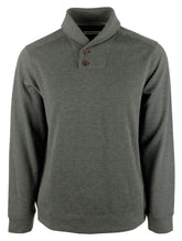 Tommy Bahama Men's Sandbar Shawl Neck Long Sleeve Sweatshirt Fog Grey Medium