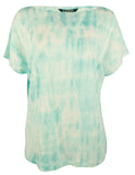 Lauren Ralph Lauren Women's Petite Tie Dye Linen Knit Top