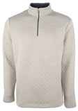 Men's Quay Heather Quilt Pullover-HG-Small
