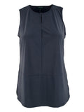 Women's Plus Size Sleeveless Keyhole Tank-B-1X