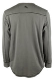 Tommy Bahama San Jacinto IslandZone - Camiseta tipo jersey con cuello henley para hombre, color negro, talla mediana