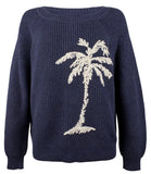 Tommy Bahama Women's Long Sleeve Sweater Navy XS