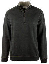 Tommy Bahama Flipsider Sudadera reversible con media cremallera para hombre, talla mediana