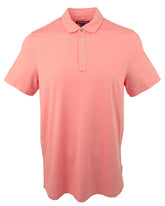 Customer Return Michael Kors Men's Bryant Stretch Pima Cotton Polo Shirt Faded Coral 2XL