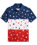 Polo Ralph Lauren Classic Fit Star Mesh Polo (Navy, L)