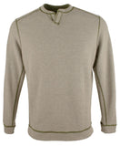 Tommy Bahama Erkek Flipshore Abaco Çift Taraflı Uzun Kollu Sweatshirt Palm Verde Hthr Küçük