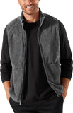 Tommy Bahama Men's Cascade Cozy Full Zip Vest Coal Small