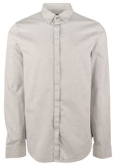 A/X Armani Exchange Men's Slim Fit Long Sleeves Shirt-GY-X-Large