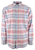 Tommy Bahama Men's Kookabura Plaid Long Sleved Shirt-PW-M