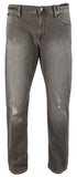 Armani Exhange Men's J16 Destroyed Straight Fit Jeans Grey 38S