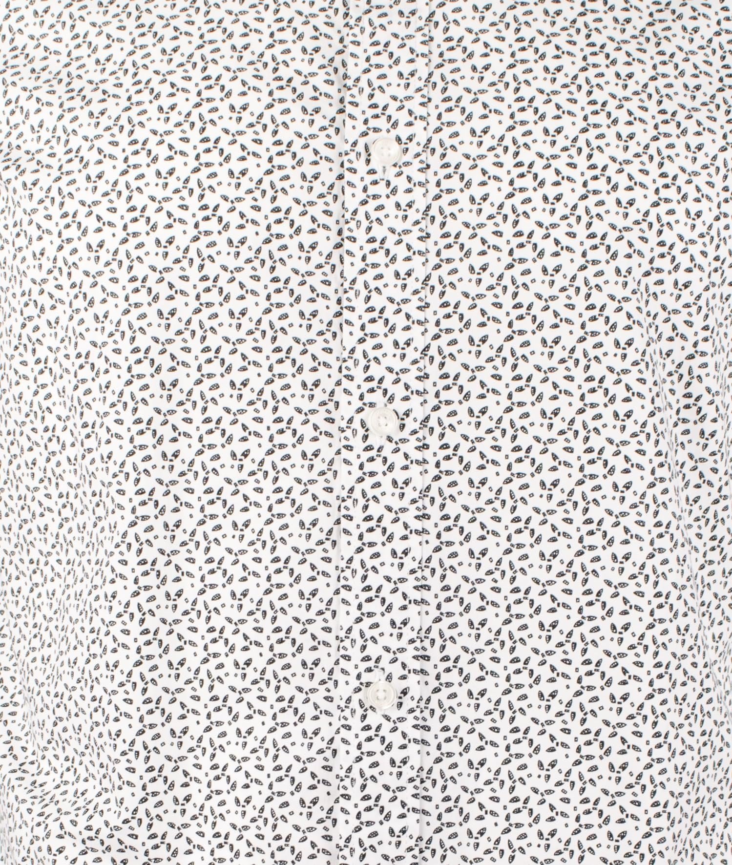 Michael Kors Men's Cotton Blend Slim Fit Long Sleeve Shirt Wht XL Michael Kors Men's Cotton Blend Slim Fit Long Sleeve Shirt Wht XL