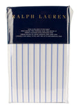 One King Extra Deep Fitted Prescot Striped Sheet Blue White 78 x 80 x 18 IN/198 x 203 x 46 CM