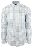 Men's Rikard Plaid Slim Fit Long Sleeves Shirt-PB-Large Pastel Blue