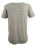 Polo Ralph Lauren Women's Striped Scoop Neckline Jersey T Shirt Top