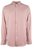 Michael Kors Men's Stretch Gingham Slim Fit Long Sleeve Shirt Mrlt Small